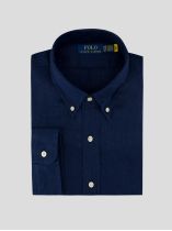 Chemise en Lin Grande Taille Bleu Marine